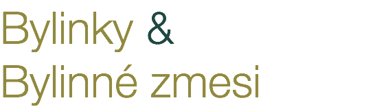 Bylinky & Bylinné zmesi