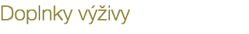 Doplnky výživy